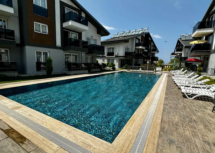 Апартаменты Two Bedrooms With Large Pool Фетхие