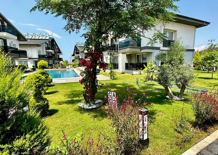 Апартаменты Two Bedrooms With Large Pool Фетхие